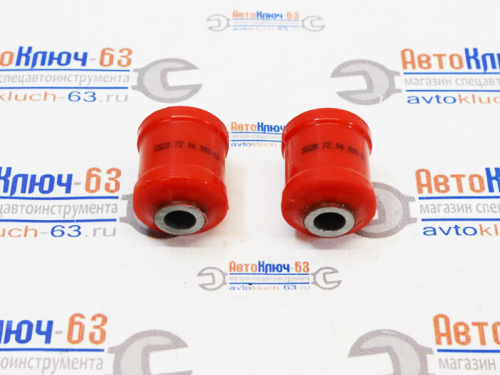 Сайлентблок нижнего рычага Лада Приора полиуретан красный 2 шт в интернет-магазине avtofirma63.ru 