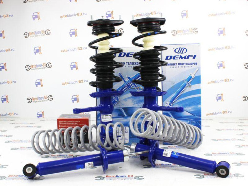 Подвеска в сборе Лада Калина, Калина 2 Demfi Comfort газомасляная, без занижения в интернет-магазине avtofirma63.ru 