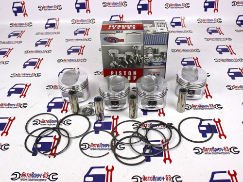 Комплект поршней с пальцами и кольцами 82,4 для двигателя ВАЗ 21083 ТДМК в интернет-магазине avtofirma63.ru 