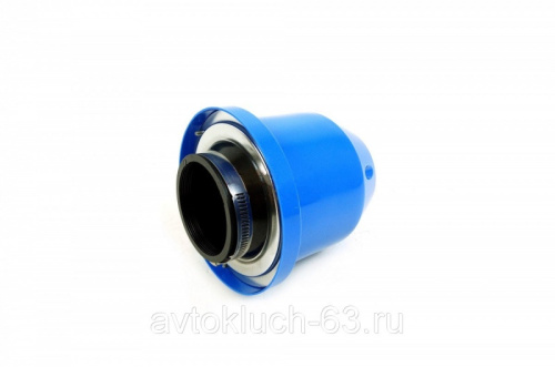 Фильтр воздушный Power Flow, синий (1227) 70 мм