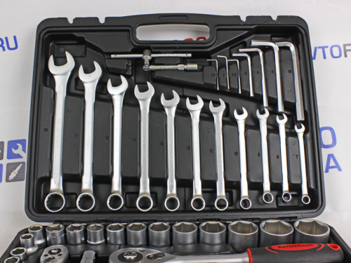 Набор инструмента 76 предметов 1/4,1/2 AV Steel в интернет-магазине avtofirma63.ru 