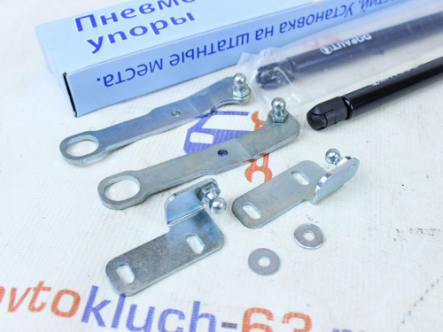 Упор капота Ларгус, Renault Logan в сборе с кронштейном ТехноМастер в интернет-магазине avtofirma63.ru 