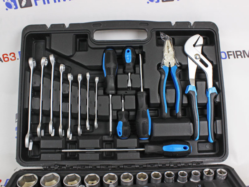 Набор инструмента 72 предмета 1/2, 1/4 DR, CrV AUTOVIRAZH в интернет-магазине avtofirma63.ru 