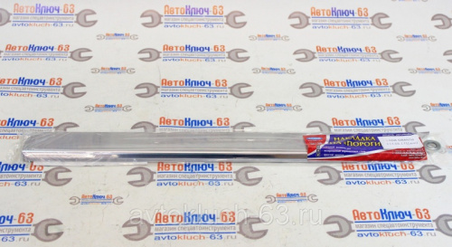 Накладки на пороги для а/м 2190 хром с гравировкой в интернет-магазине avtofirma63.ru 