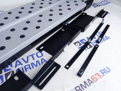 Пороги алюминиевые в стиле БМВ для а/м 2121 Урбан в интернет-магазине avtofirma63.ru 