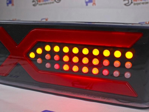 Задние фонари для а/м 2109-2114 Иксы диодные с поворотником