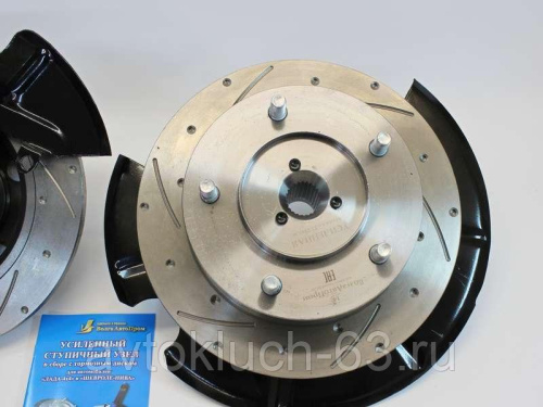 Усиленный ступичный узел, перфорированный диск, усиленная ступица, 24 шлица, АБС для 2121, 2123 на Лада 4x4 Нива