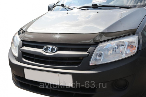 Спойлер (мухобойка) капота для а/м 2190, Voron Glass в интернет-магазине avtofirma63.ru 