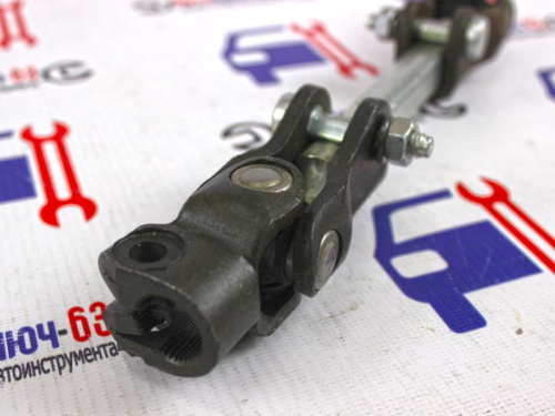 Рулевой вал промежуточный универсальный (ЭУР) под рулевой редуктор для а/м 2121 от интернет-магазина avtofirma63.ru 