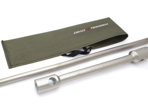 Картинка Ключ балонный двусторонний кованый 30 х 32 x 375 мм с монтировкой-воротком х 600 мм Дело Техники в интернет-магазине avtofirma63.ru  Ключ балонный двусторонний кованый 30 х 32 x 375 мм с монтировкой-воротком х 600 мм Дело Техники в интернет-магазине avtofirma63.ru