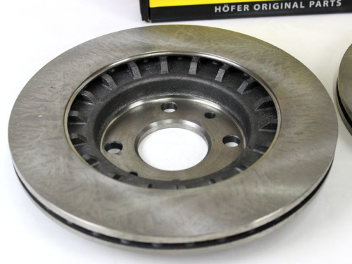 Передние тормозные диски R14 вентилируемые для ВАЗ 2110-2112, Калина, Приора, Гранта Hofer в интернет-магазине avtofirma63.ru 