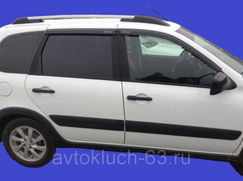 Дефлекторы (ветровики) для окон накладные неломающиеся Samurai 1117-19 Кросс универсал Voron Glass в интернет-магазине avtofirma63.ru 