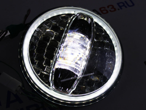 Фары светодиодные для а/м 2121, УАЗ тюнинг с габаритом JG-S030 108W