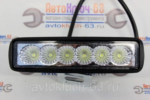 Дополнительная длинная светодиодная фара B2-18W-А ближний свет