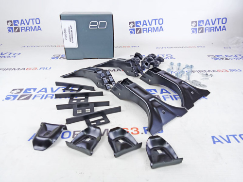 Рейлинги Усиленные с тремя поперечинами на Лада Ларгус c 2012 черный муар в интернет-магазине avtofirma63.ru 