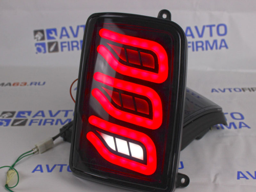 Задние светодиодные фонари Капли тонированные на Лада Нива 4х4