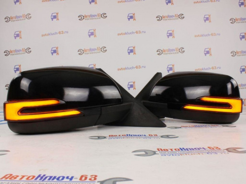 Боковые зеркала для а/м 2110-2112, 2170, 21704 с бегающим повторителем AMG плазма механические в интернет-магазине avtofirma63.ru 