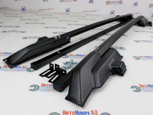 Рейлинги с поперечинами Лада Нива усиленные черный муар профиль 1,35 в интернет-магазине avtofirma63.ru 