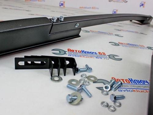 Рейлинги с поперечинами Лада Нива усиленные черный муар профиль 1,35 в интернет-магазине avtofirma63.ru 