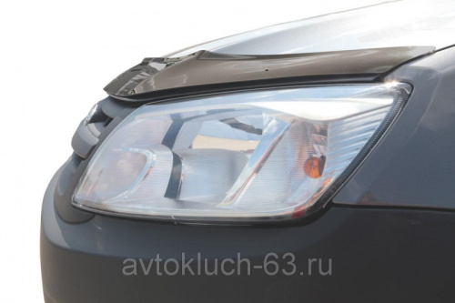 Спойлер (мухобойка) капота для а/м 2190, Voron Glass в интернет-магазине avtofirma63.ru 