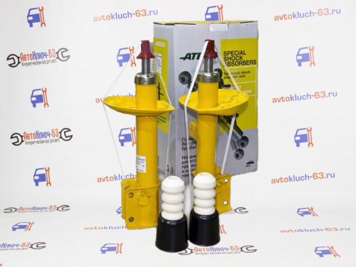 Амортизаторы газомасляные передней подвески 2181 Веста SW Cross ATECH SPECIAL-GAS с отбойниками и пыльниками в интернет-магазине avtofirma63.ru 