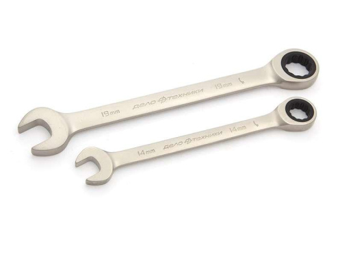 Набор ключей трещоточных комбинированных 8 шт., в сумке Дело Техники в интернет-магазине avtofirma63.ru 