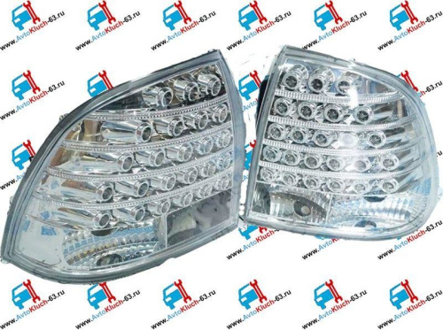 Светодиодные хромированные задние фонари