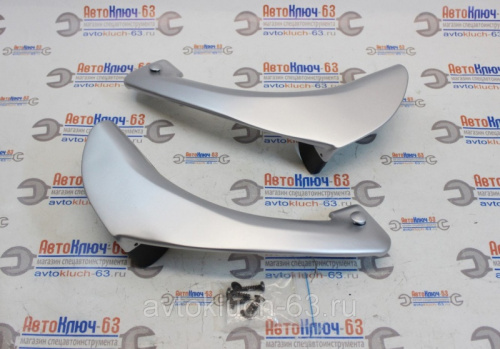 Ручки задних дверей Лада Ларгус CROSS серебристые в интернет-магазине avtofirma63.ru 