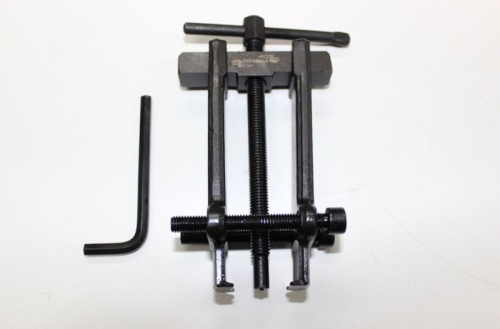 Съемник 2-х лапый передвижной на траверсе с фиксатором 100 мм АвтоDело. в интернет-магазине avtofirma63.ru 