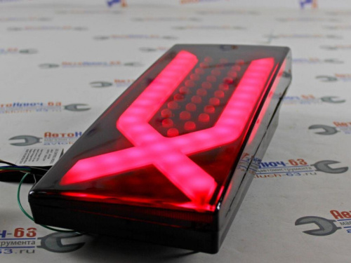 Задние фонари для а/м 2109-2114 Иксы диодные тонированные с бегающим поворотником в стиле лексус