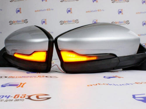 Боковые зеркала ВАЗ 2109, 2114 в стиле Гранта с повторителем Плазма, электроприводом в интернет-магазине avtofirma63.ru 