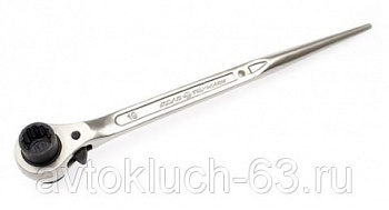 Ключ монтажный трещоточный 19 х 22 мм от интернет-магазина avtofirma63.ru 