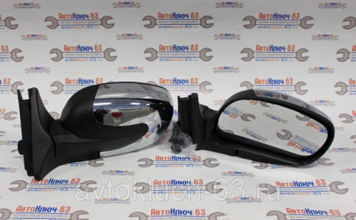 Боковые зеркала для ВАЗ 2104, 2105, 2107 Волна хром в интернет-магазине avtofirma63.ru 