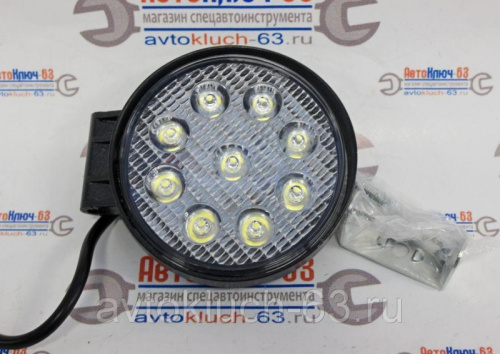Дополнительная круглая LED фара CZH-27W-B (R) дальний свет