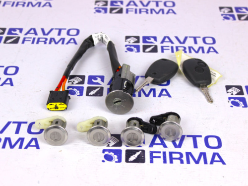 Замок зажигания в комплекте с цилиндрами замка на Лада Ларгус в интернет-магазине avtofirma63.ru 