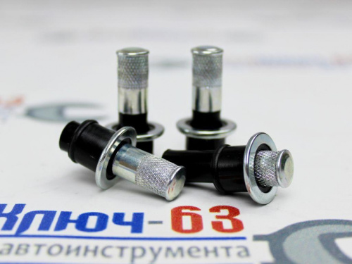 Хромированные кнопки запирания дверей для а/м 2109, 21099, 2114, 2115