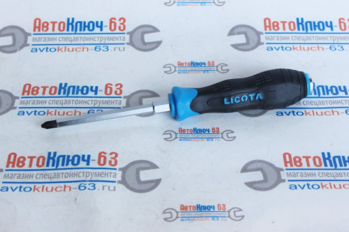 Отвертка усиленная цельнометаллическая (крест) PH2, 100 мм Licota ASD-351002 в интернет-магазине avtofirma63.ru 