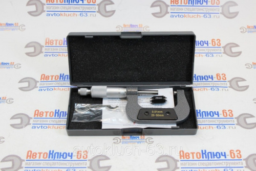 Микрометр 25-50 мм с ценой деления 0,01 мм 2 класс Эталон в интернет-магазине avtofirma63.ru 