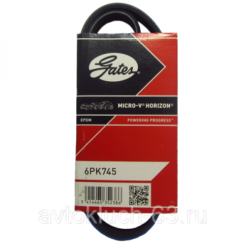 Ремень генератора 2110-2112 инжектор 16 кл. Gates в интернет-магазине avtofirma63.ru 