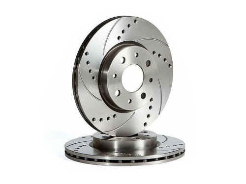 Передние тормозные диски с перфорацией ASP на ВАЗ 2110-2112 в интернет-магазине avtofirma63.ru 