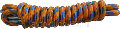 Трос-шнур альпинистский 5 тонн, 2 крюка Сервис Ключ в интернет-магазине avtofirma63.ru 