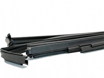 Уплотнитель стекла дверей (бархотки) рамочные верхние Лада Веста