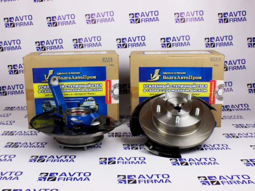 Усиленный ступичный узел, перфорированный диск, усиленная ступица, 24 шлица на Лада 4x4 Нива