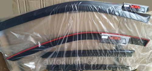 Дефлекторы (ветровики) для окон накладные для а/м 2190, лифтбек Voin в интернет-магазине avtofirma63.ru 