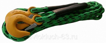 Трос-шнур альпинистский 6 тонн, супер усиленный 5 метров, 2 крюка Сервис Ключ в интернет-магазине avtofirma63.ru 