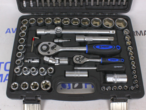Набор автомобильных инструментов 108 предметов Рокот в интернет-магазине avtofirma63.ru 