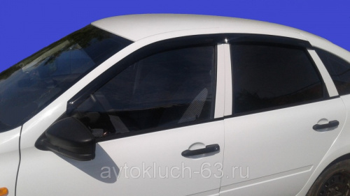 Дефлекторы (ветровики) для окон накладные для а/м 2190, лифтбек Voin в интернет-магазине avtofirma63.ru 
