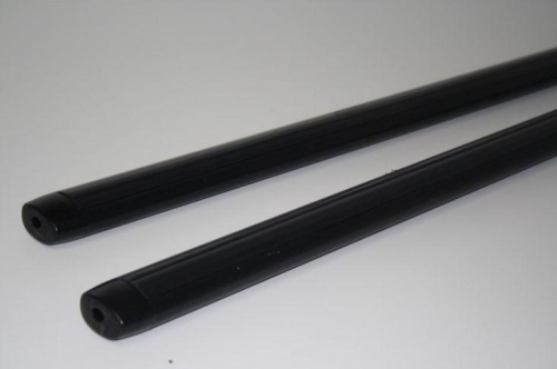 Перекладины с пазами Евродеталь аэро (черные) 135 см в интернет-магазине avtofirma63.ru 