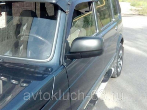 Боковые зеркала для а/м 21214 Урбан нового образца с тросовым приводом в цвет в интернет-магазине avtofirma63.ru 