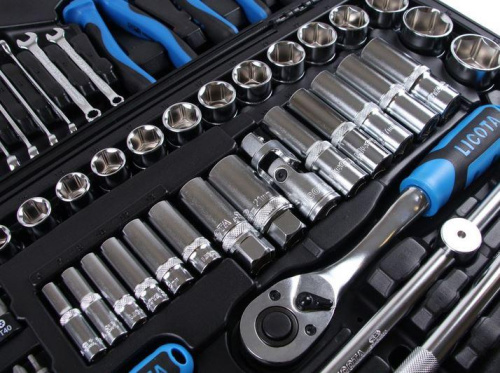 Набор торцевых головок 1/4” и 1/2” и ключей 143 предмета Licota в интернет-магазине avtofirma63.ru 